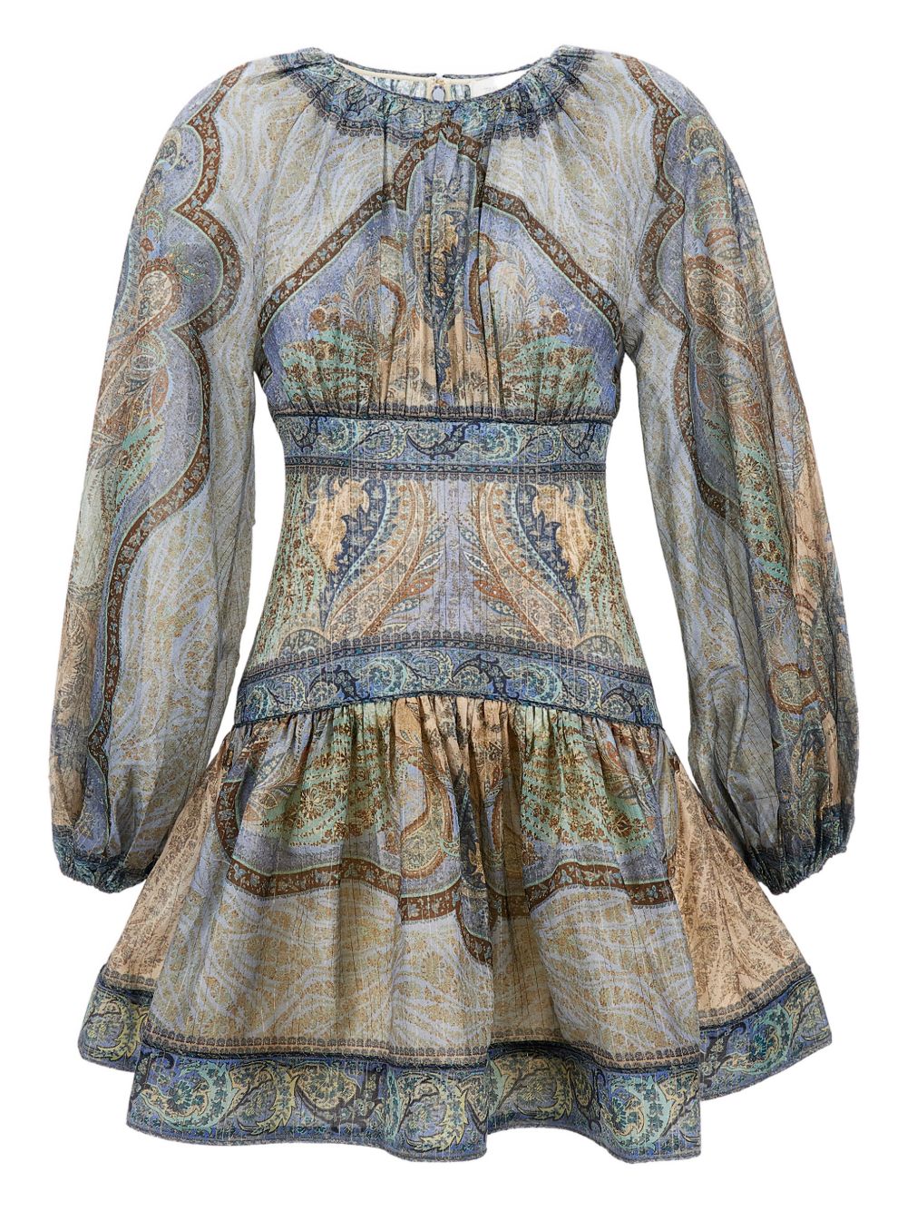 Zimmermann Wanderlust cotton and silk mini dress