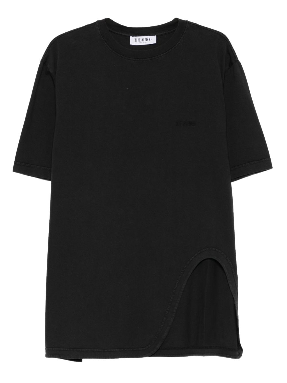 The Attico Asymmetric cotton t-shirt