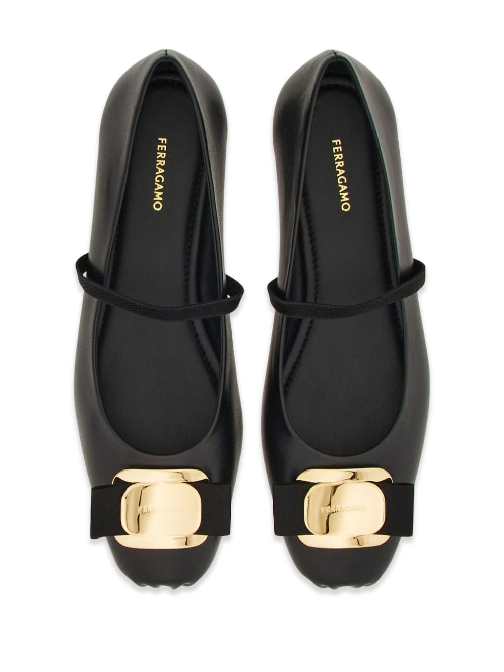 Ferragamo New Vara plate ballet flat