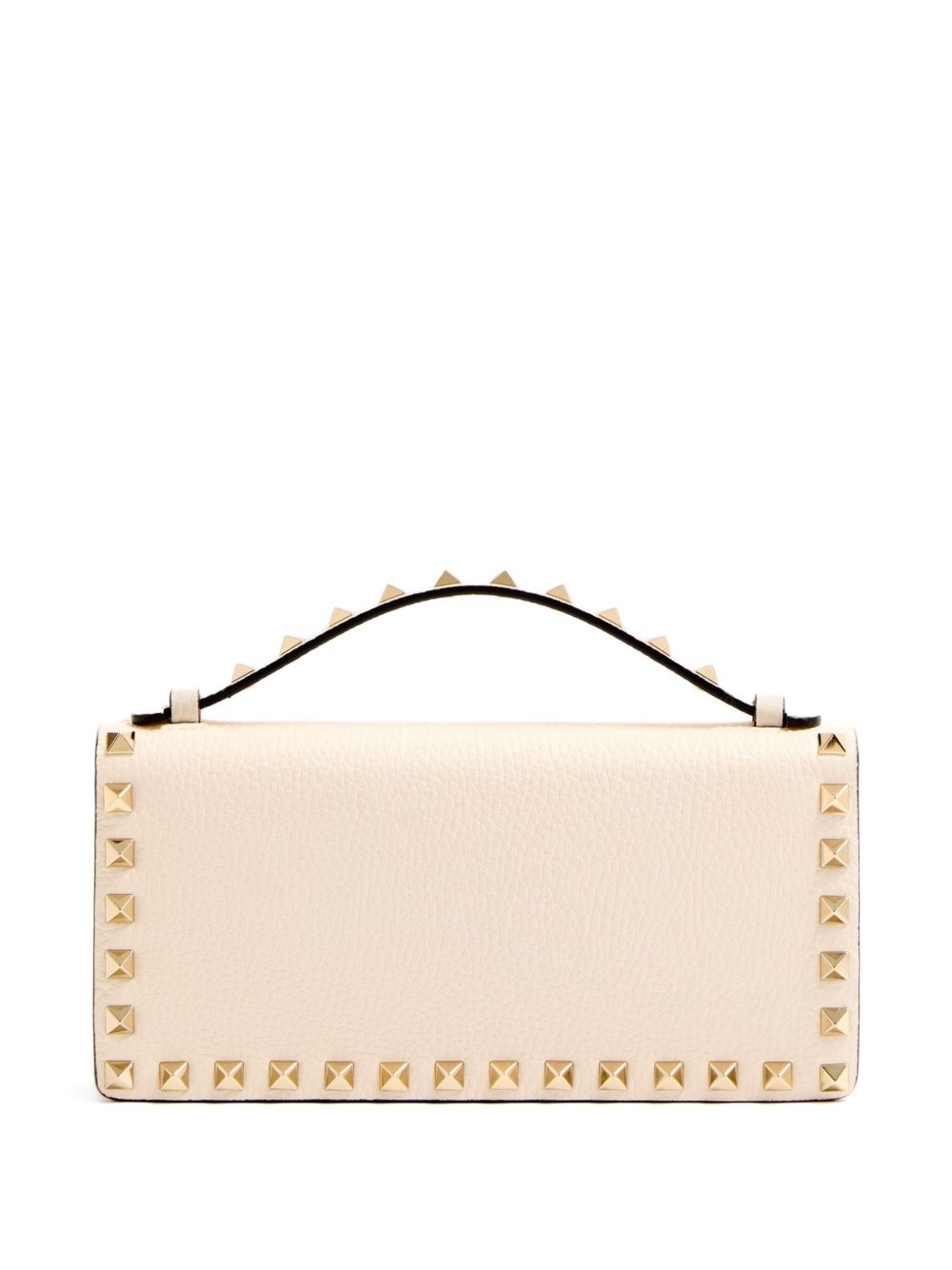 Portofol prej lëkure Valentino Garavani Rockstud me zinxhir