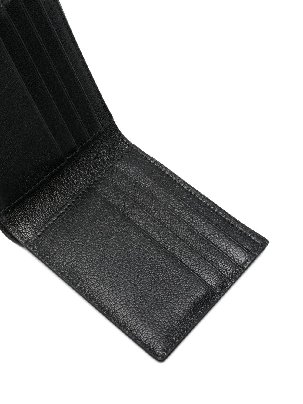 Tom Ford Classic Bifold Wallet In Soft Grain Leather With Extended T Line
