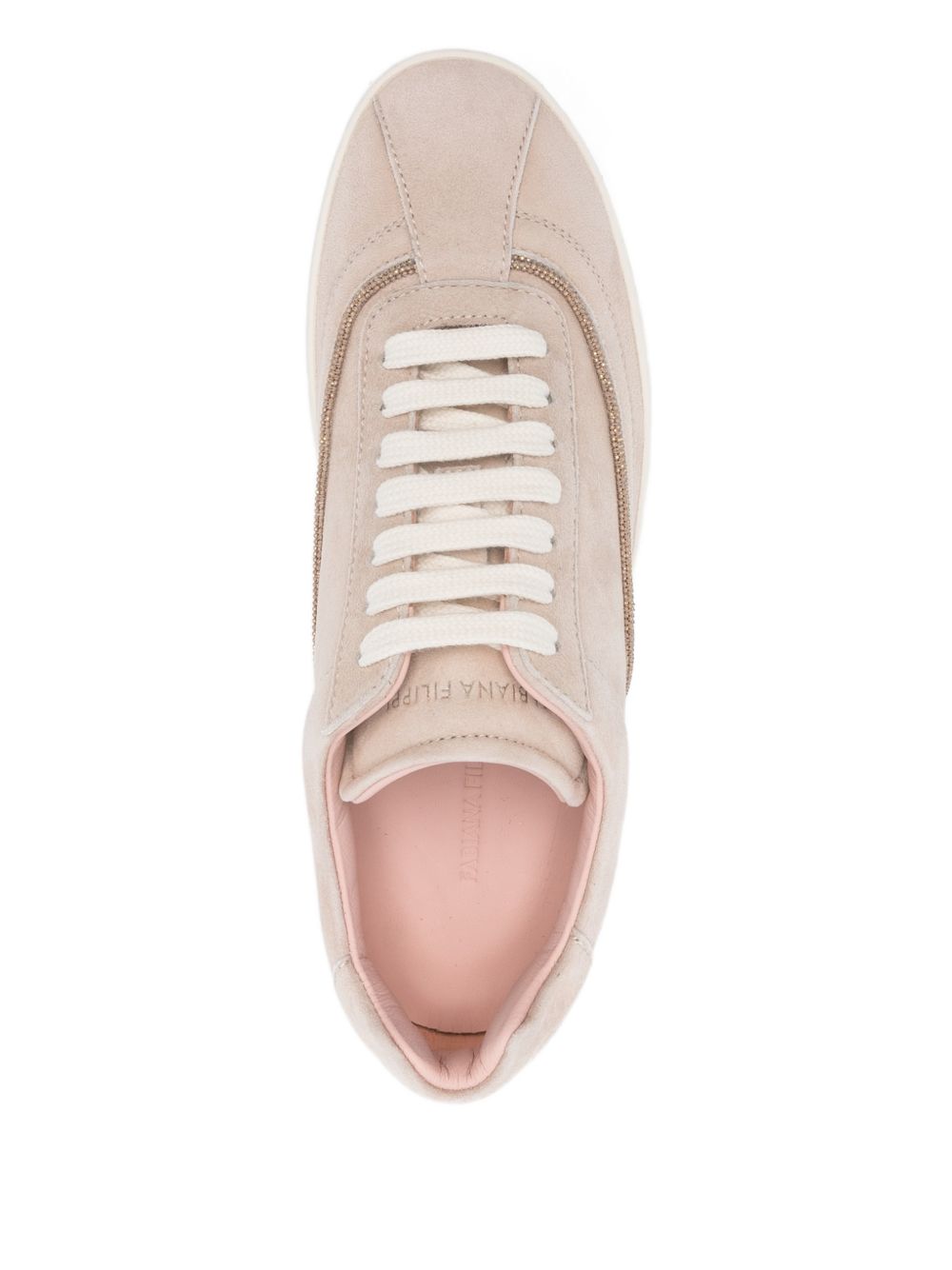 Fabiana Filippi suede leather sneakers