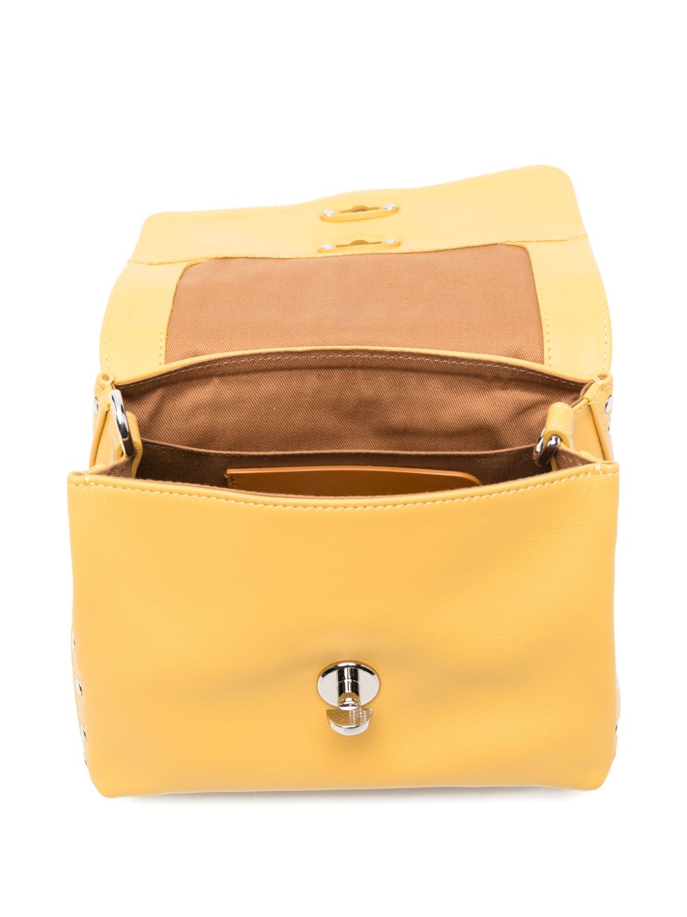 Zanellato Postina® Baby Bag In Smooth Yellow Sole Leather