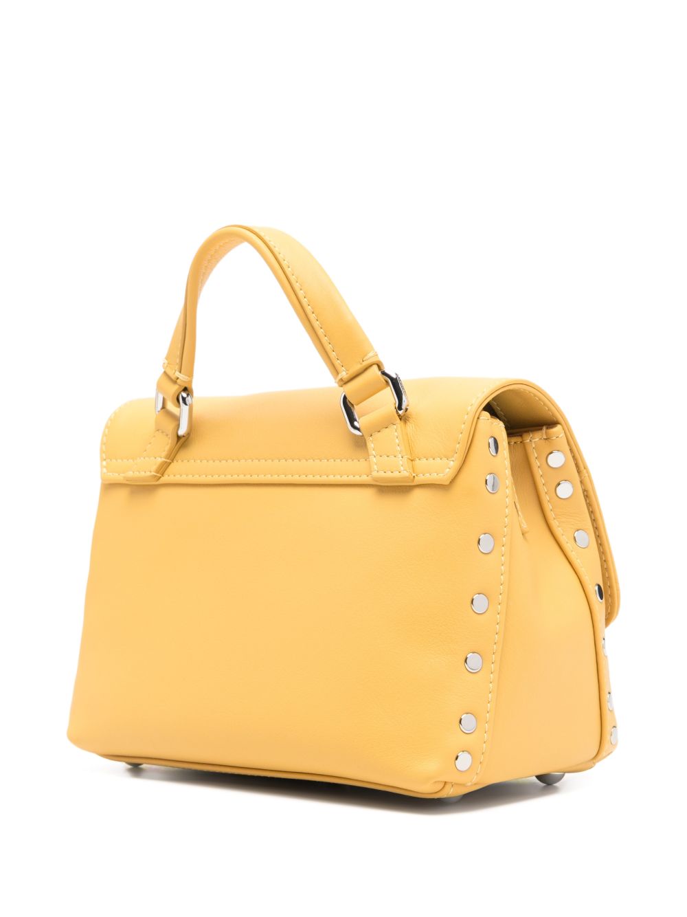 Zanellato Postina® Baby Bag In Smooth Yellow Sole Leather