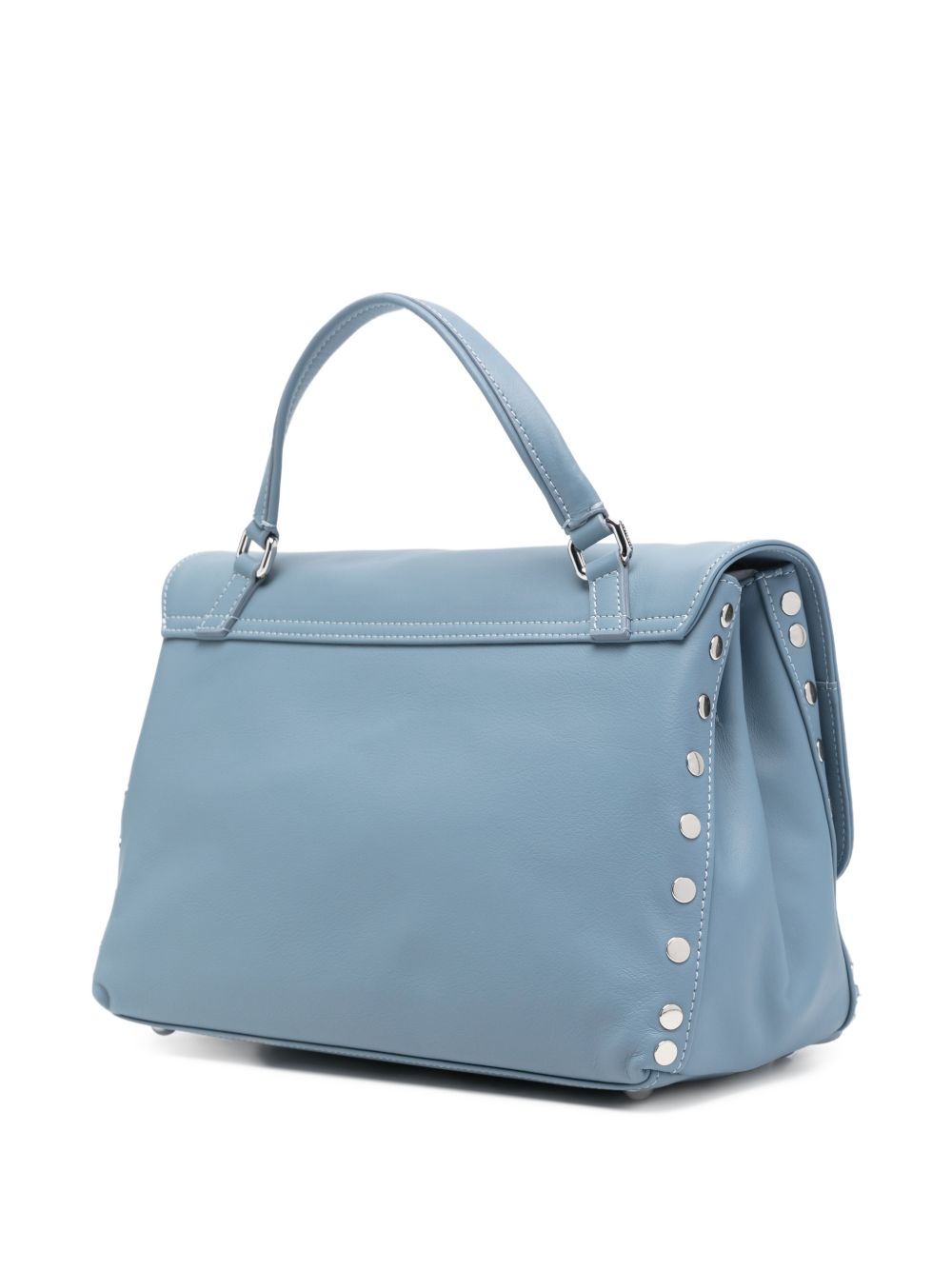 Zanellato Postina® Small Bag In Smooth Blue Zelante Leather