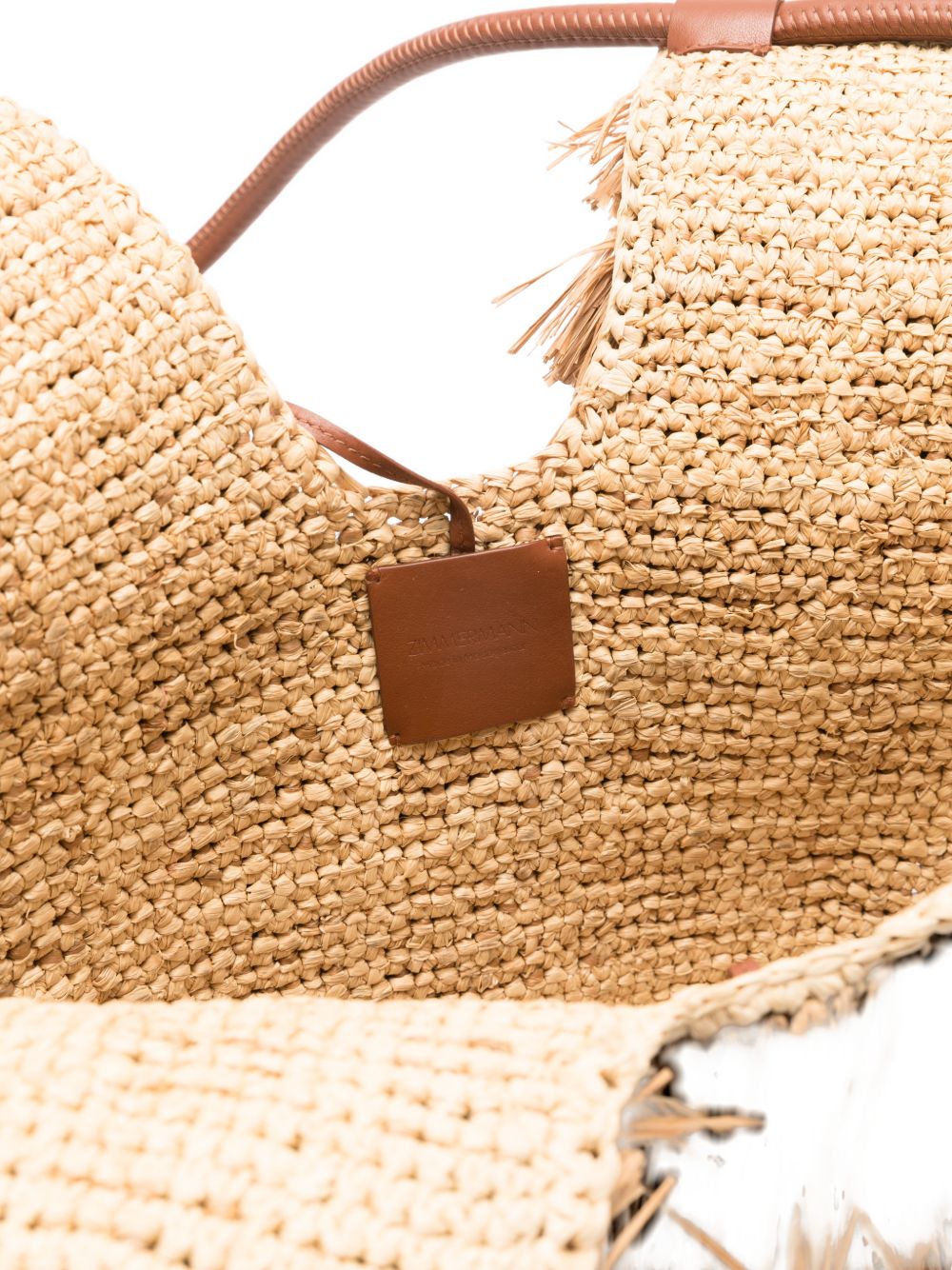 Zimmermann Goldentime Medium Fringe Tote