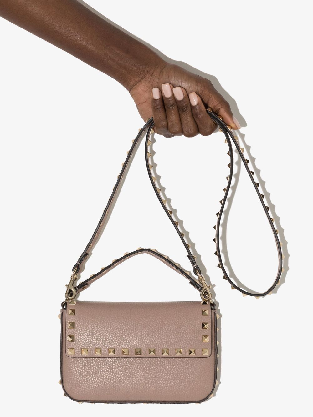 Çantë mini prej lëkure Valentino Garavani Rockstud