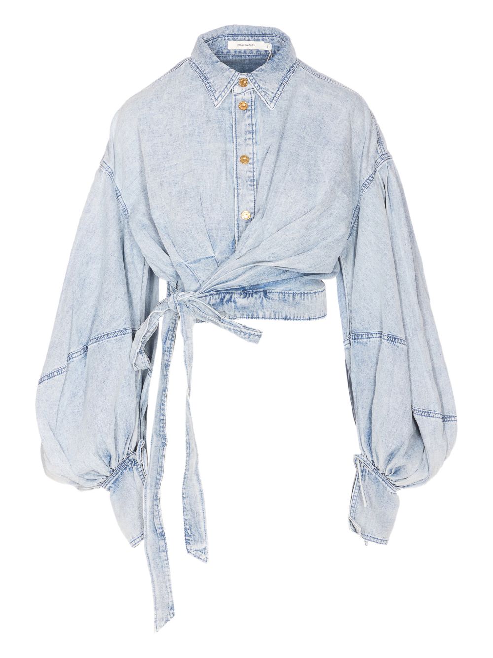 Zimmermann Rebellion denim top
