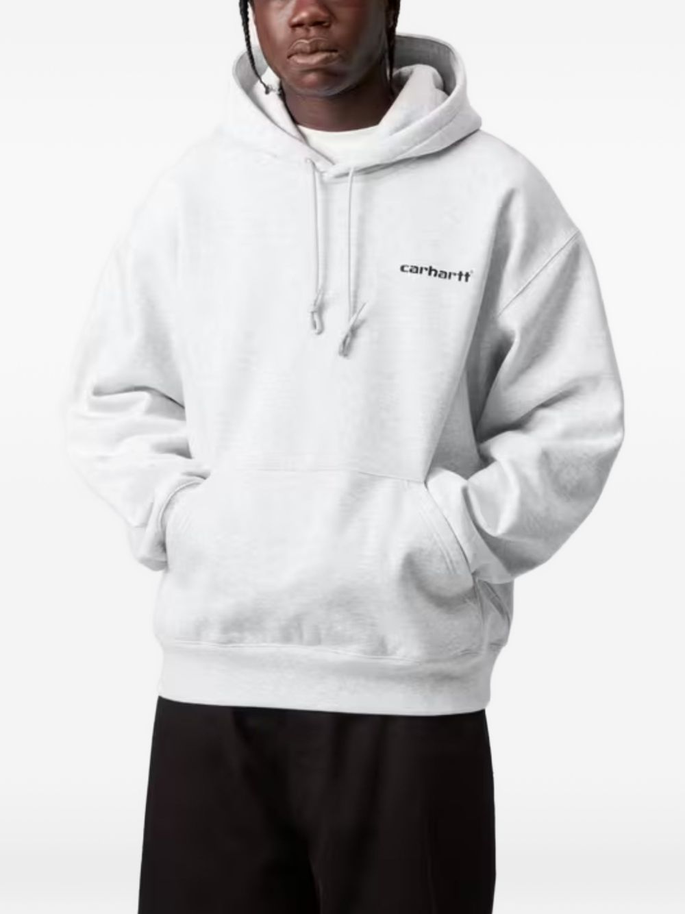 Carhartt Wip Pre Silk & Nylon Logo cotton hoodie