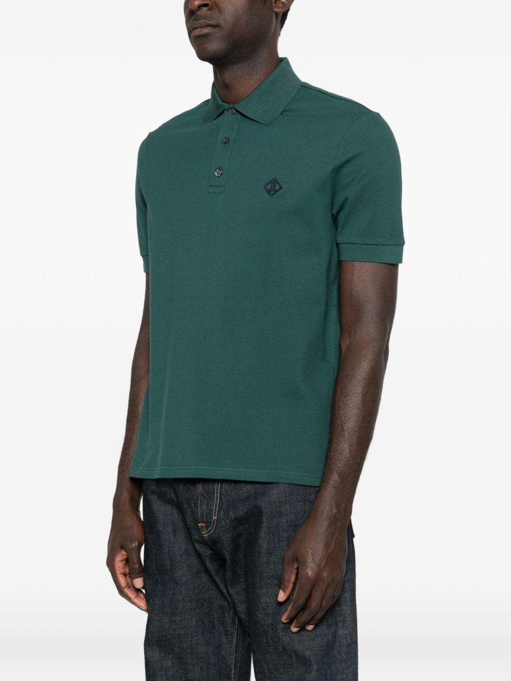 Herno Logo cotton polo shirt