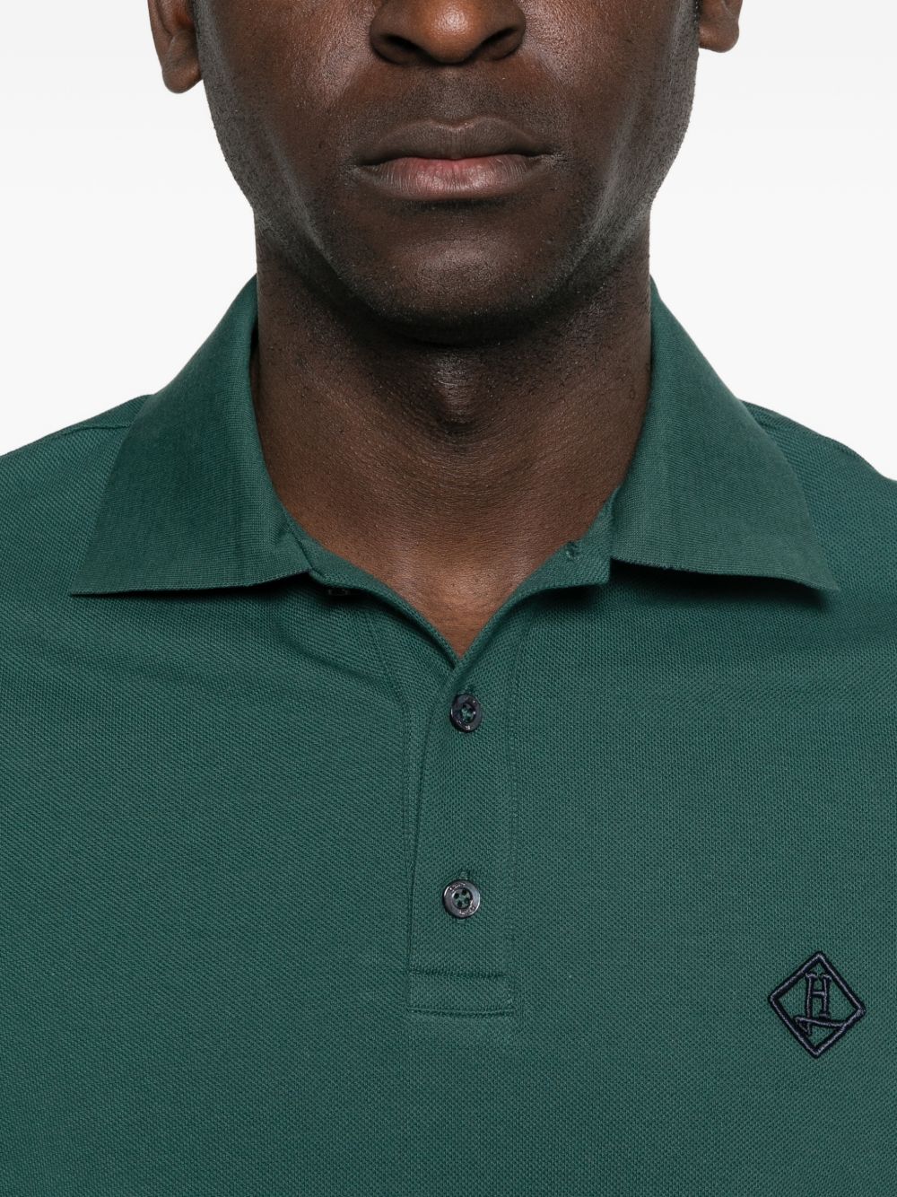 Herno Logo cotton polo shirt