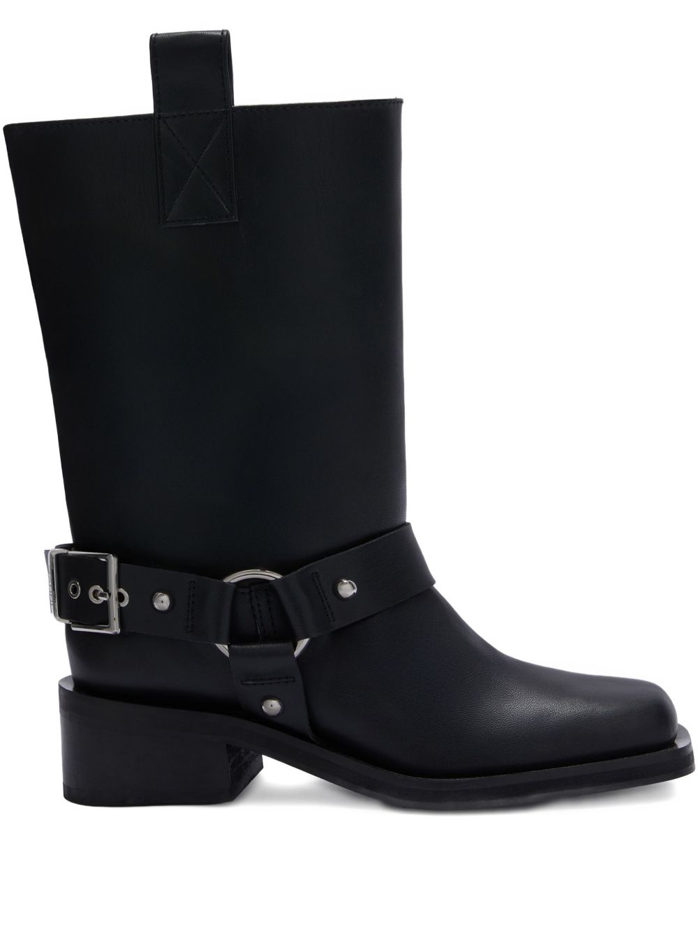 Ganni Mid Shaft Biker Boot