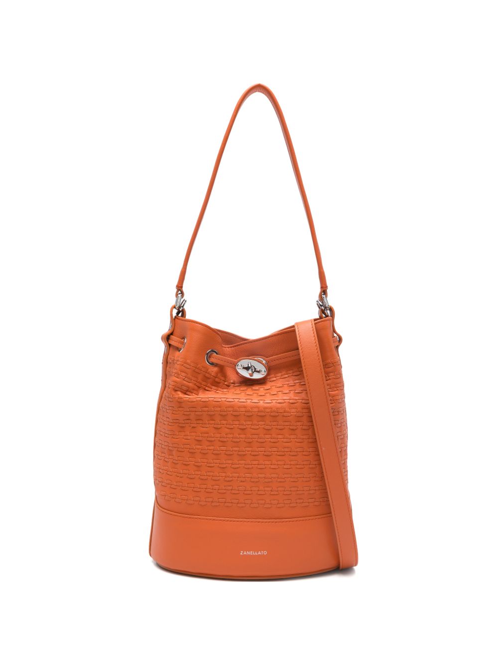 Zanellato Monda'® Small Bag In Orange Sicilian Mosaic