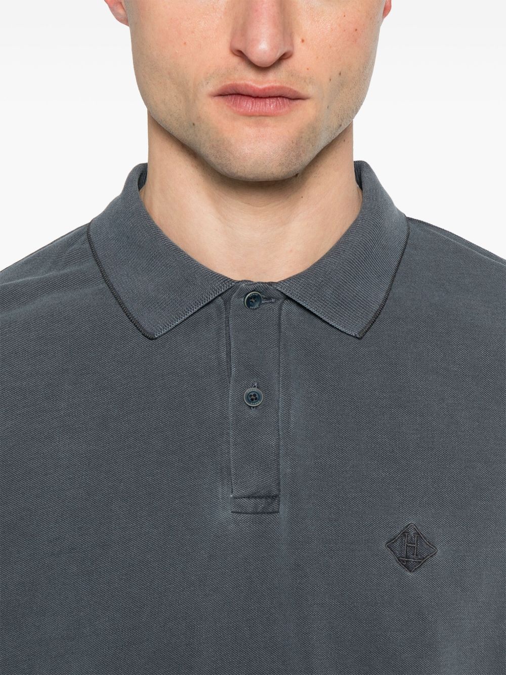 Herno Logo cotton polo shirt