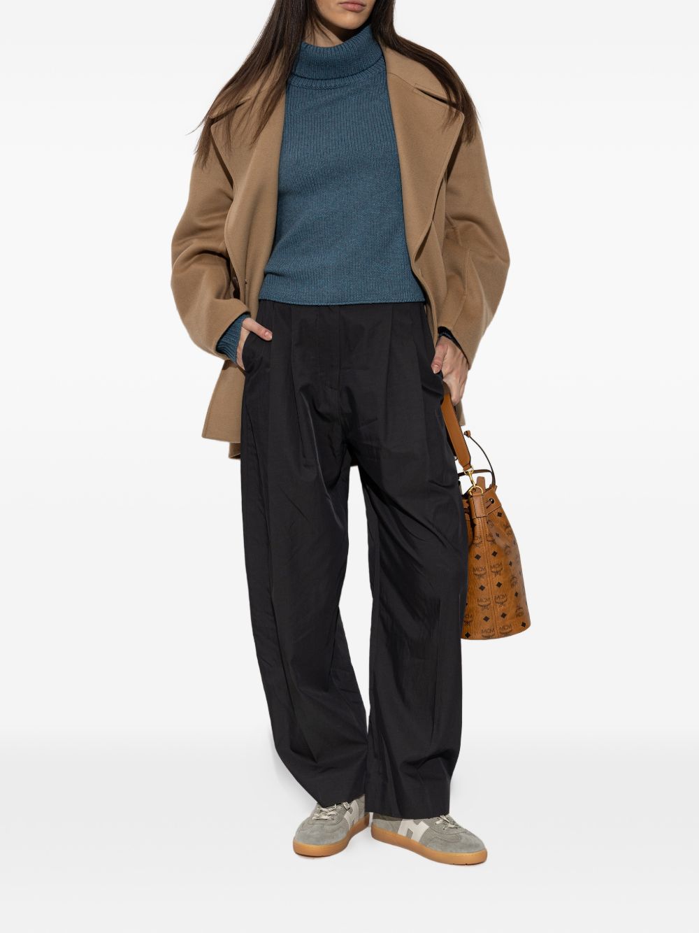 Hogan Cool Suede and Canvas Sneakers.