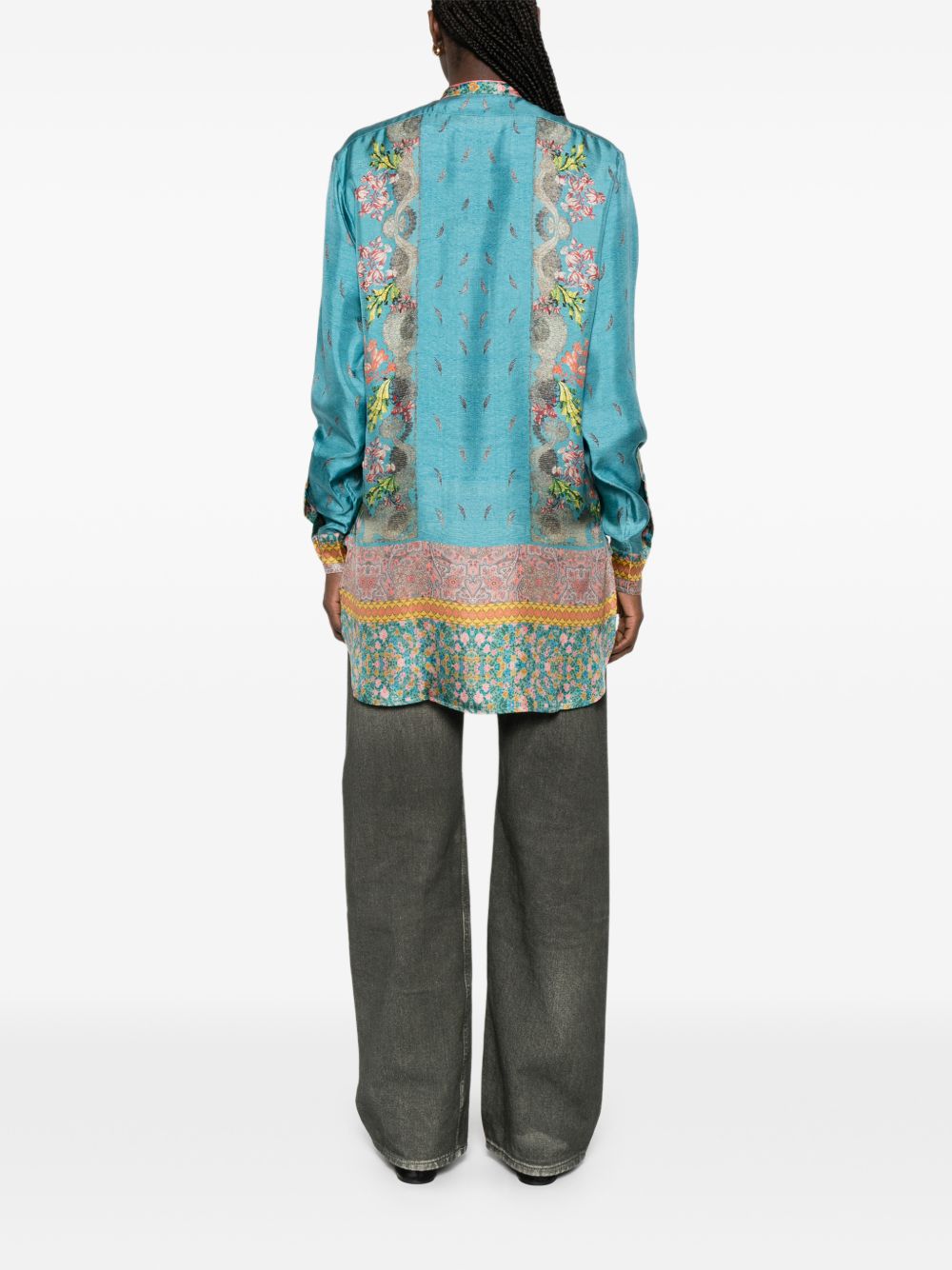 Pierre Louis Mascia Printed silk shirt