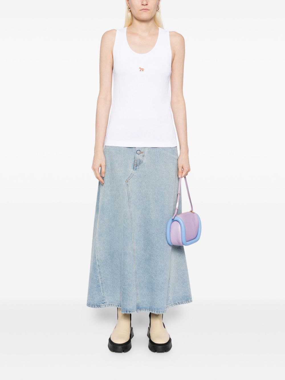 Maison Kitsuné Maison Kitsuné Baby Fox cotton tank top