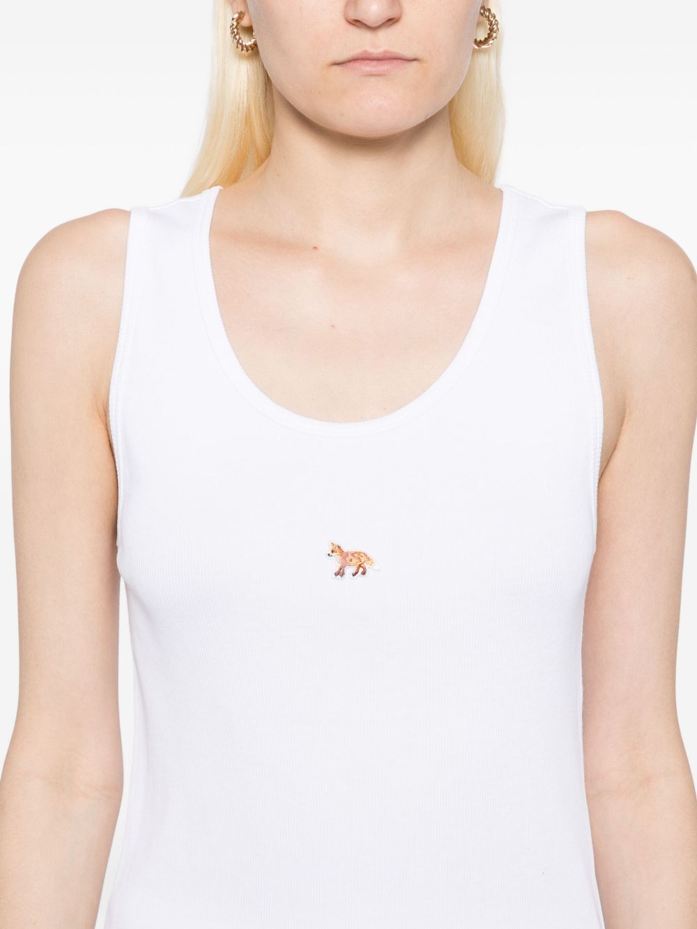 Maison Kitsuné Maison Kitsuné Baby Fox cotton tank top