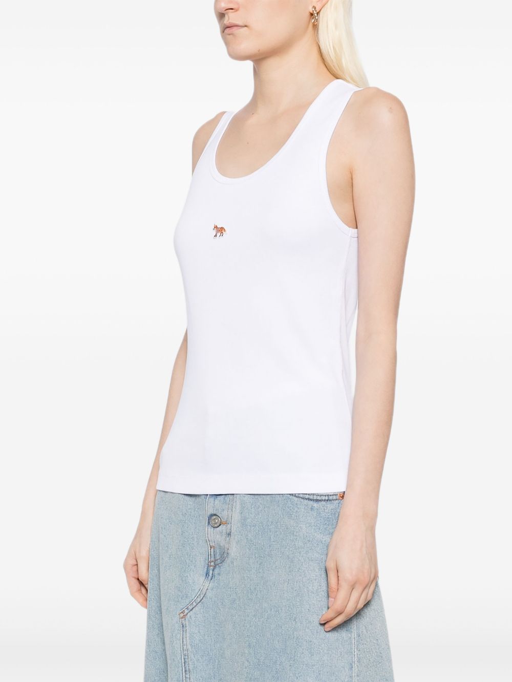 Maison Kitsuné Maison Kitsuné Baby Fox cotton tank top