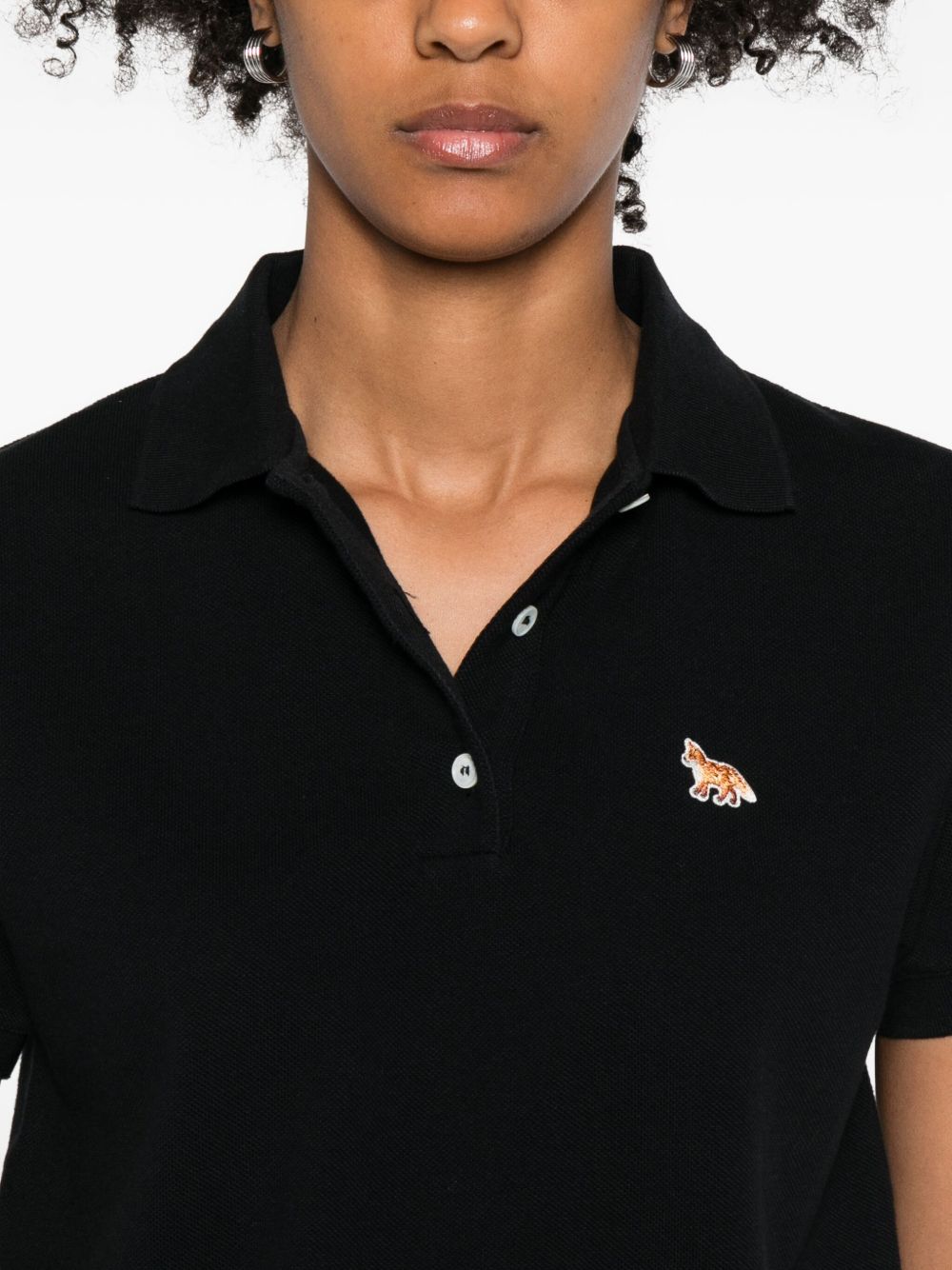 Maison Kitsuné Maison Kitsuné Baby Fox cotton polo shirt
