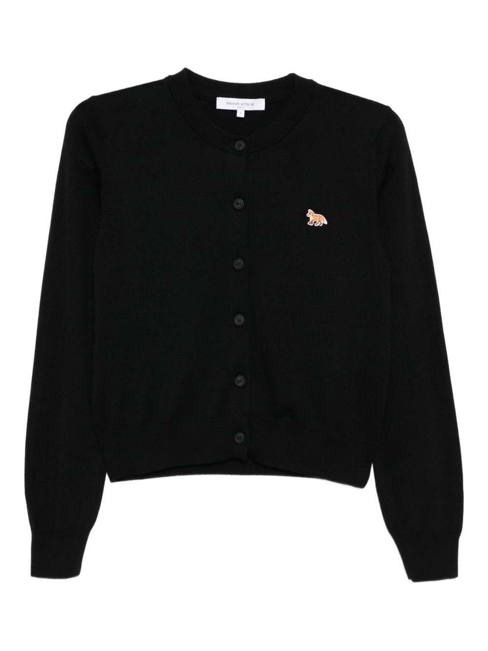 Maison Kitsuné Maison Kitsuné Baby Fox wool cardigan