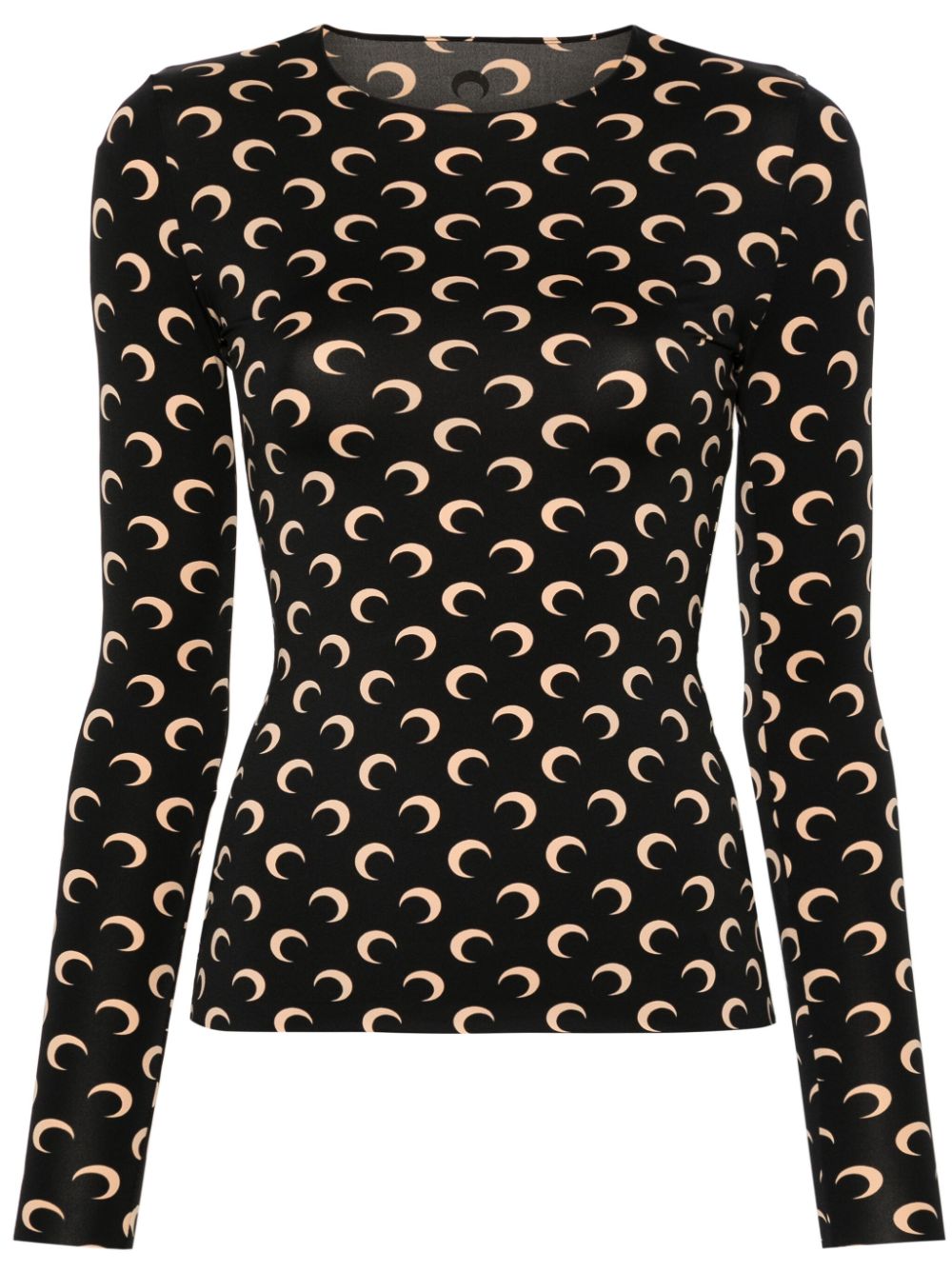 Marine Serre Moon crewneck top