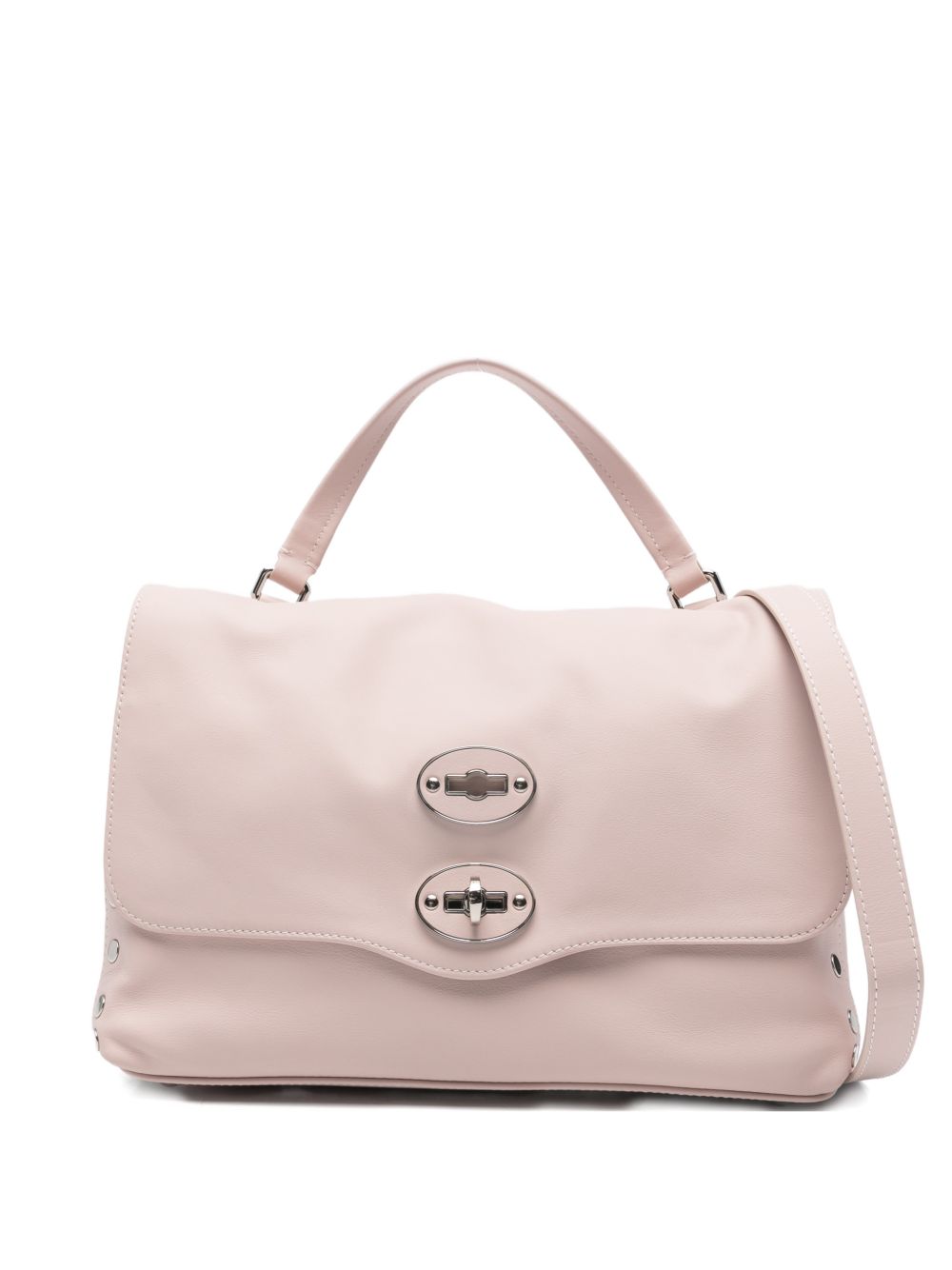 Zanellato Postina® Small Bag In Hammered Leather Pink Roseto