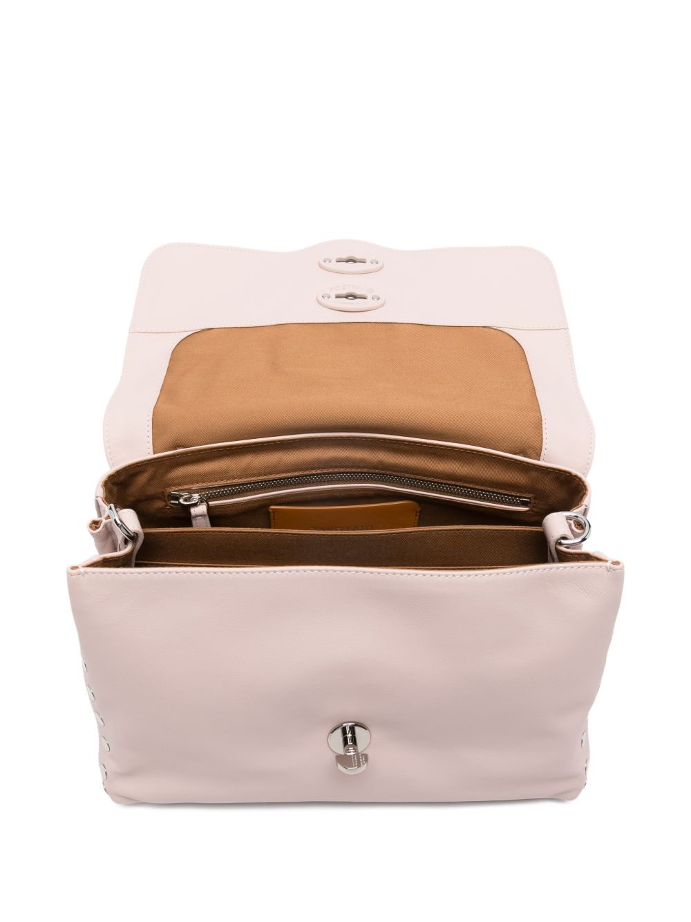 Zanellato Postina® Small Bag In Hammered Leather Pink Roseto