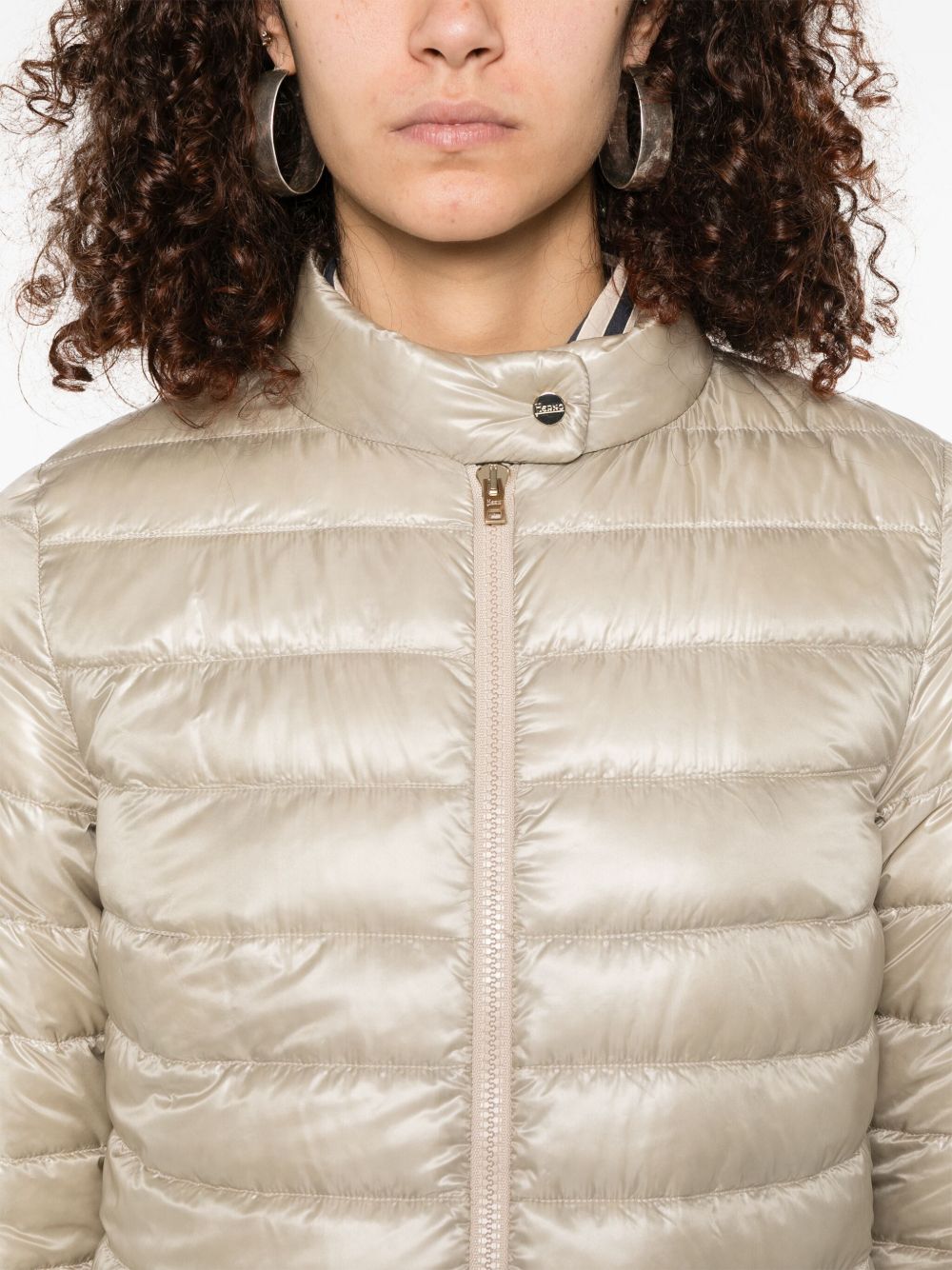 Herno Nylon short down jacket
