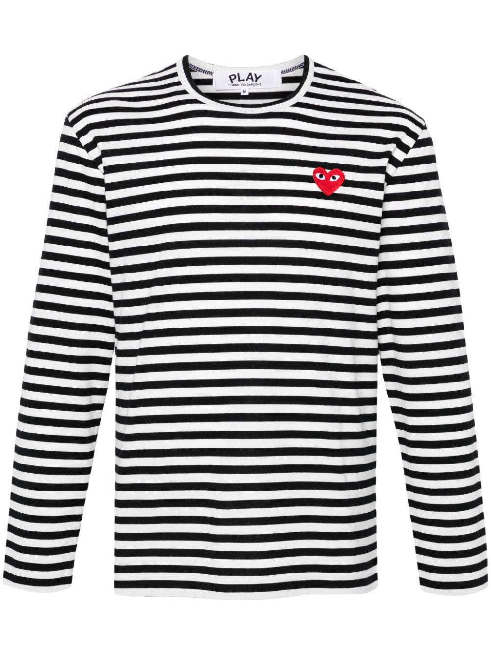 Comme Des Garcons Comme Des Garçons Striped cotton t-shirt
