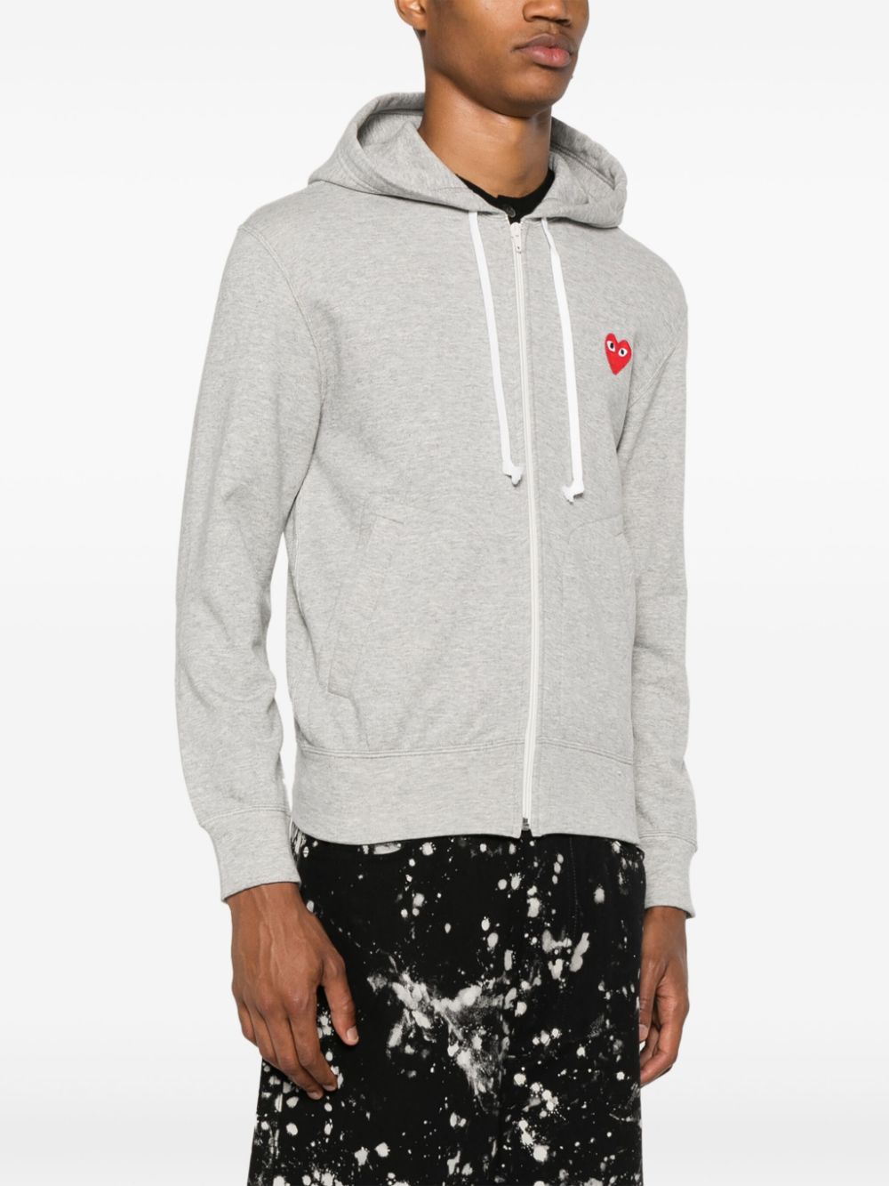 Comme Des Garcons Comme Des Garçons Cotton zipped hoodie