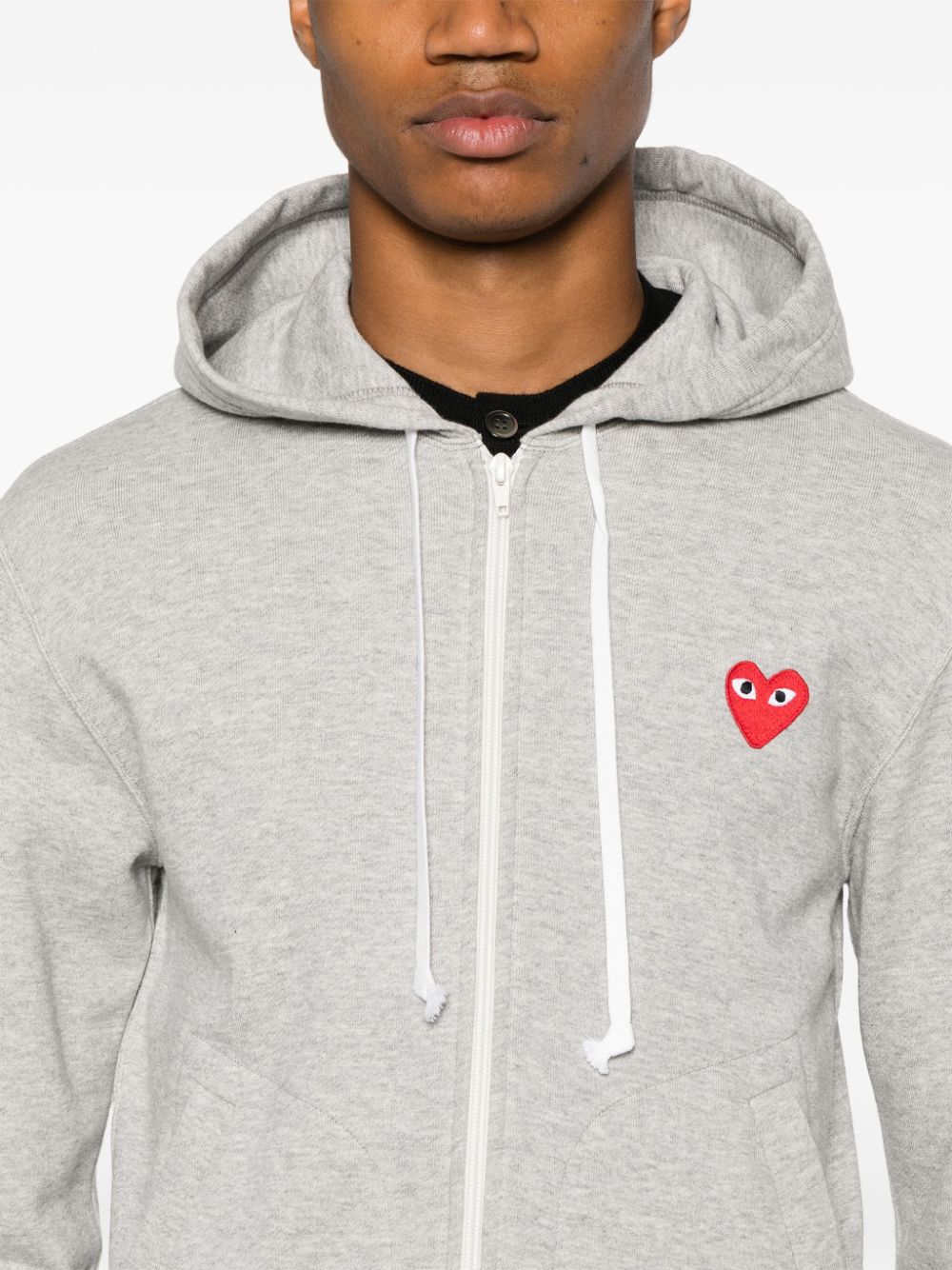 Comme Des Garcons Comme Des Garçons Cotton zipped hoodie