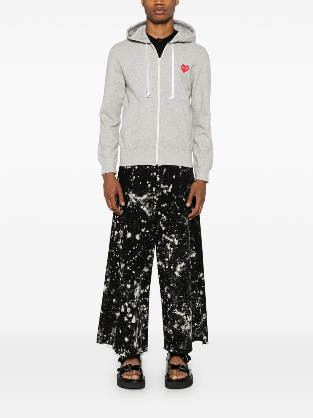 Comme Des Garcons Comme Des Garçons Cotton zipped hoodie