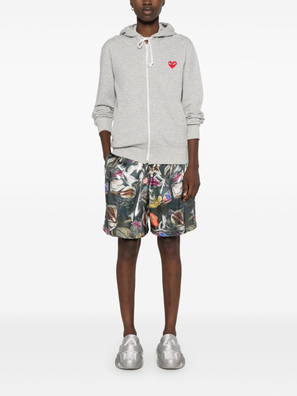 Comme Des Garcons Comme Des Garçons Cotton zipped hoodie