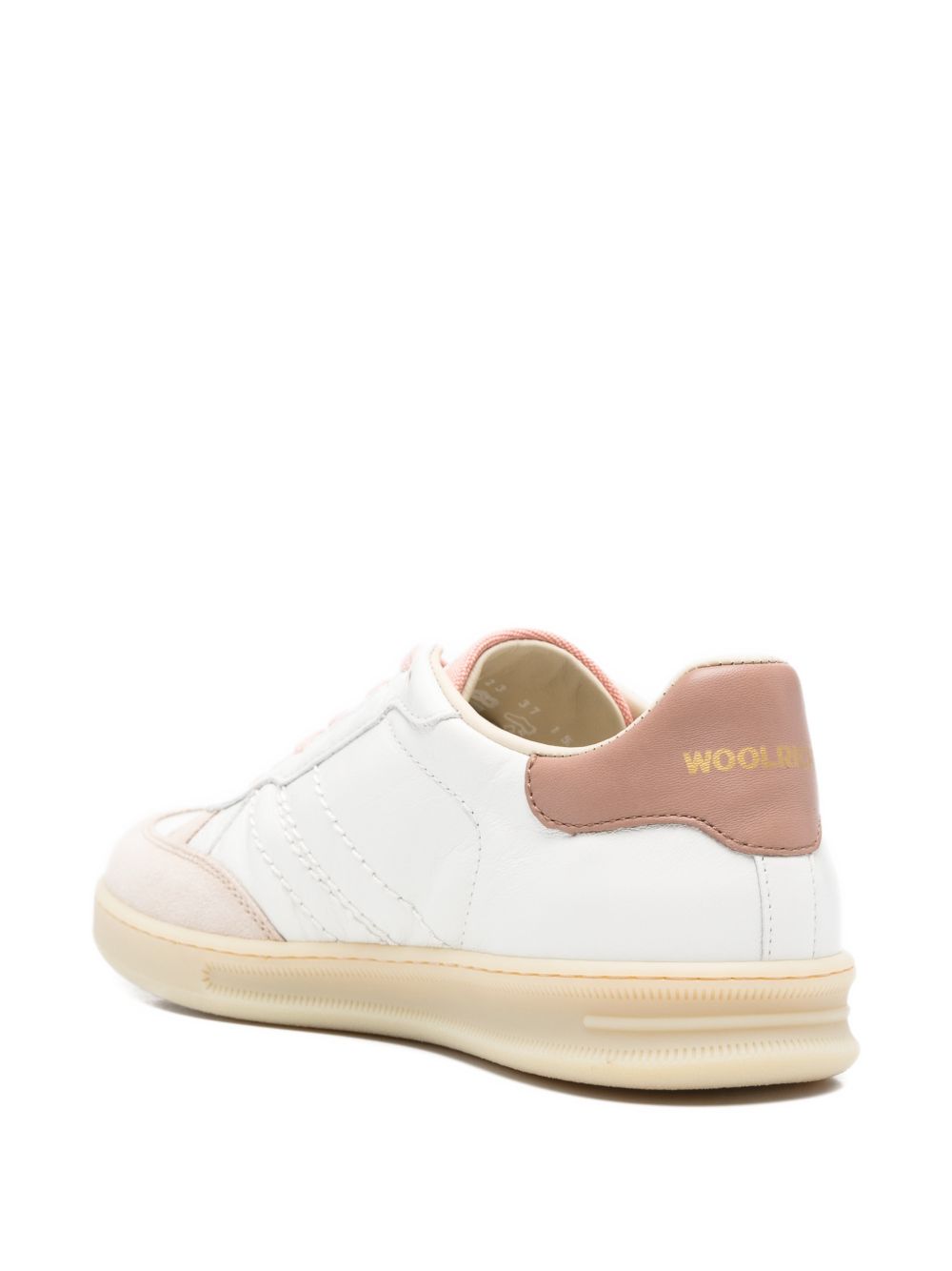 Woolrich Double U Leather Sneakers