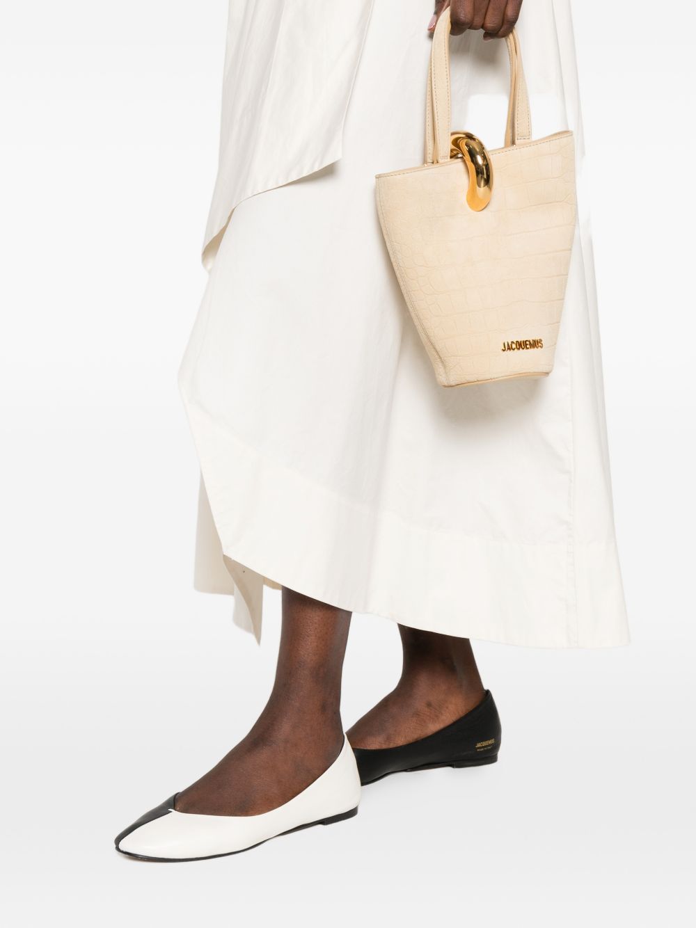 Jacquemus Le Petit Bambola leather bucket bag