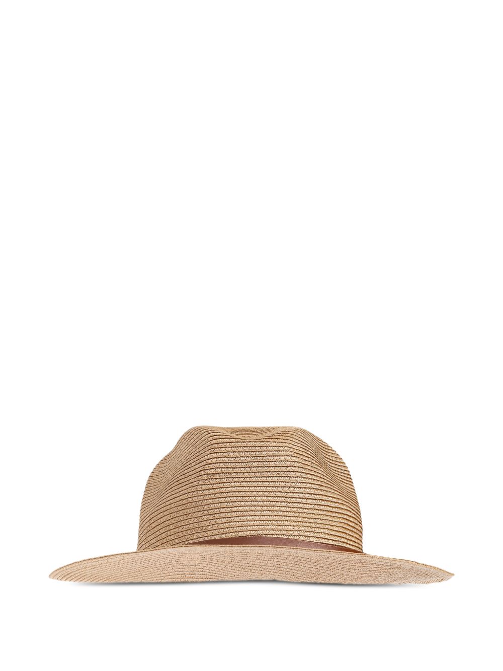 Emporio Armani Woven Raffia Fedora Hat