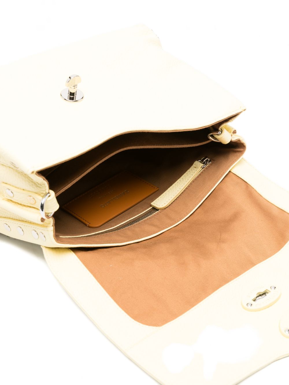 Zanellato Postina® Baby Bag In Hammered Yellow Leather