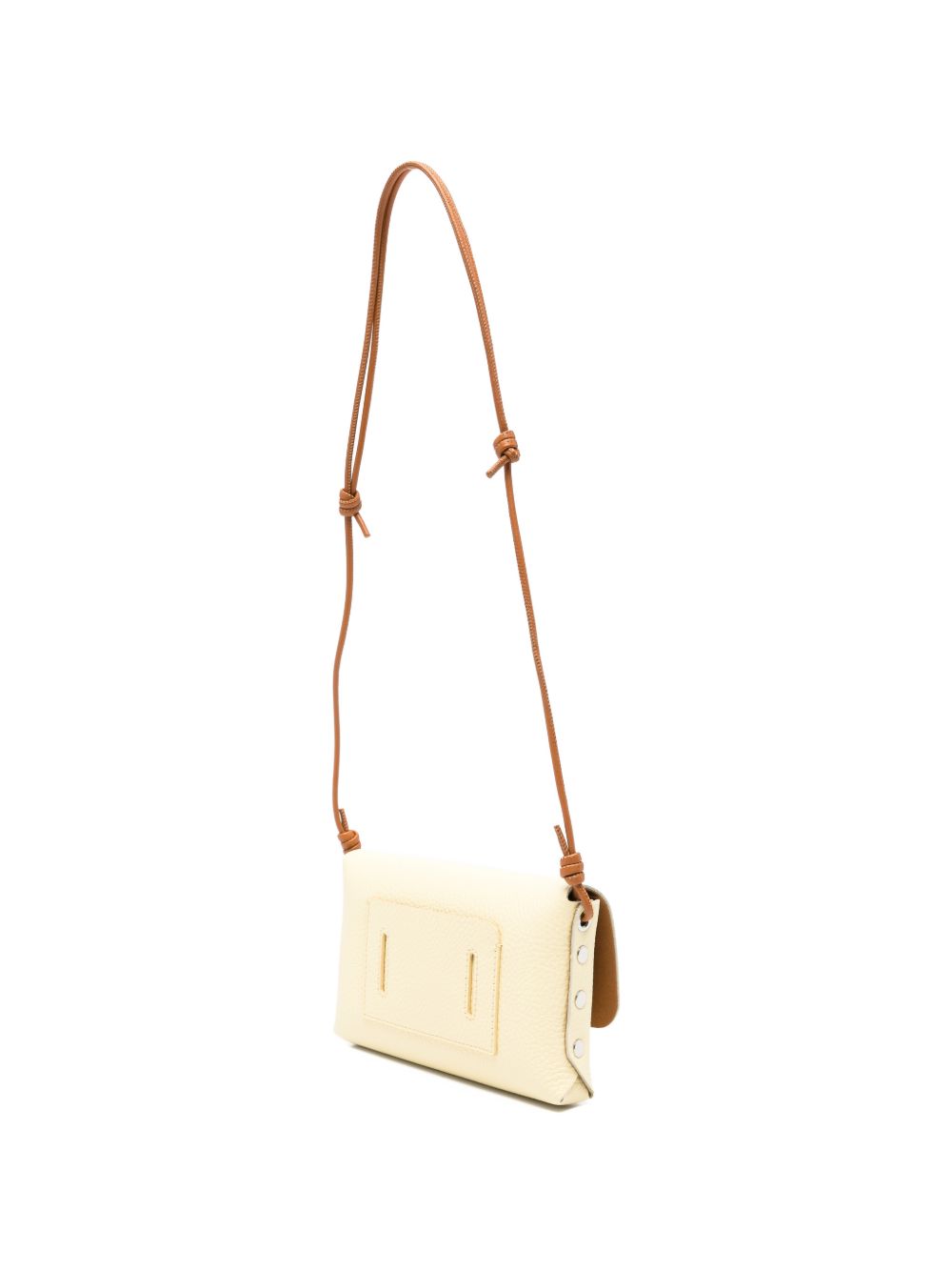 Zanellato Lettera® Small Bag In Hammered Yellow Zibibbo Di Pantelleria Leather