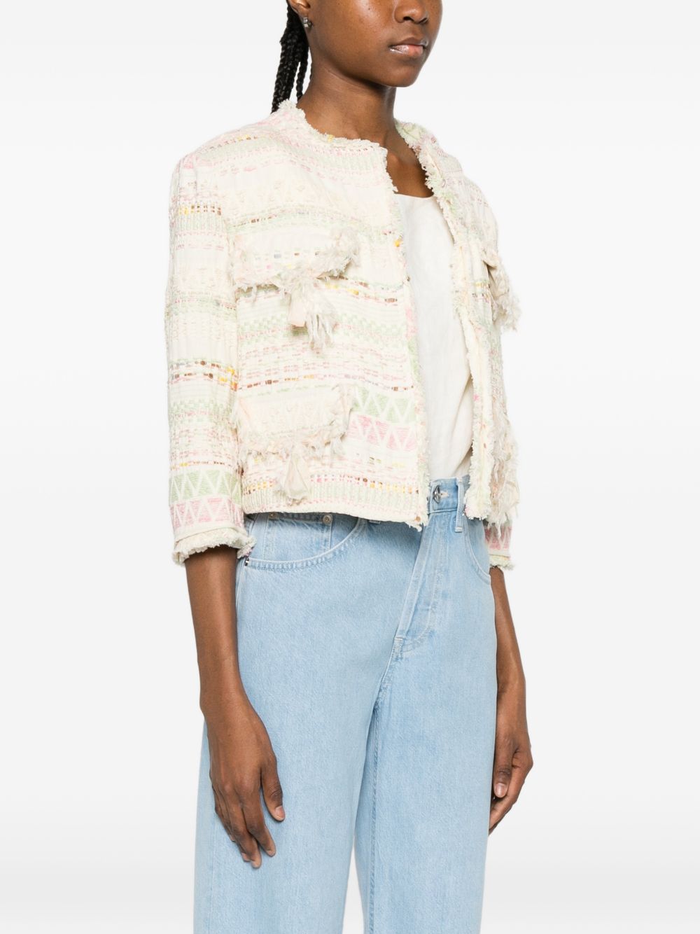 Bye Cotton blend short jacket