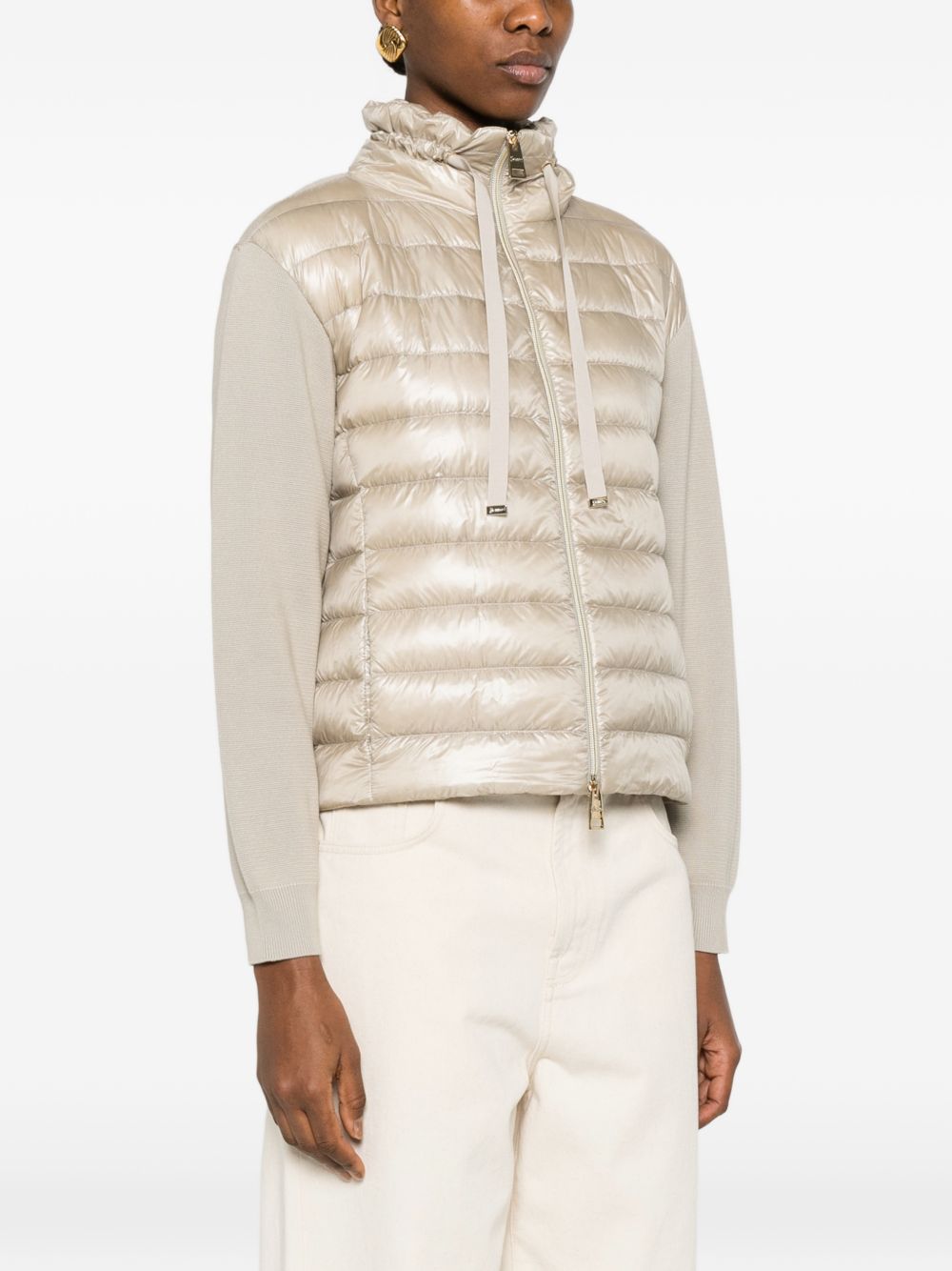 Herno Cotton and nylon down jacket