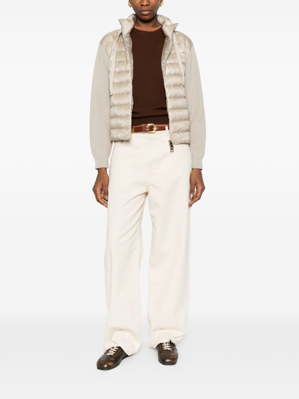 Herno Cotton and nylon down jacket