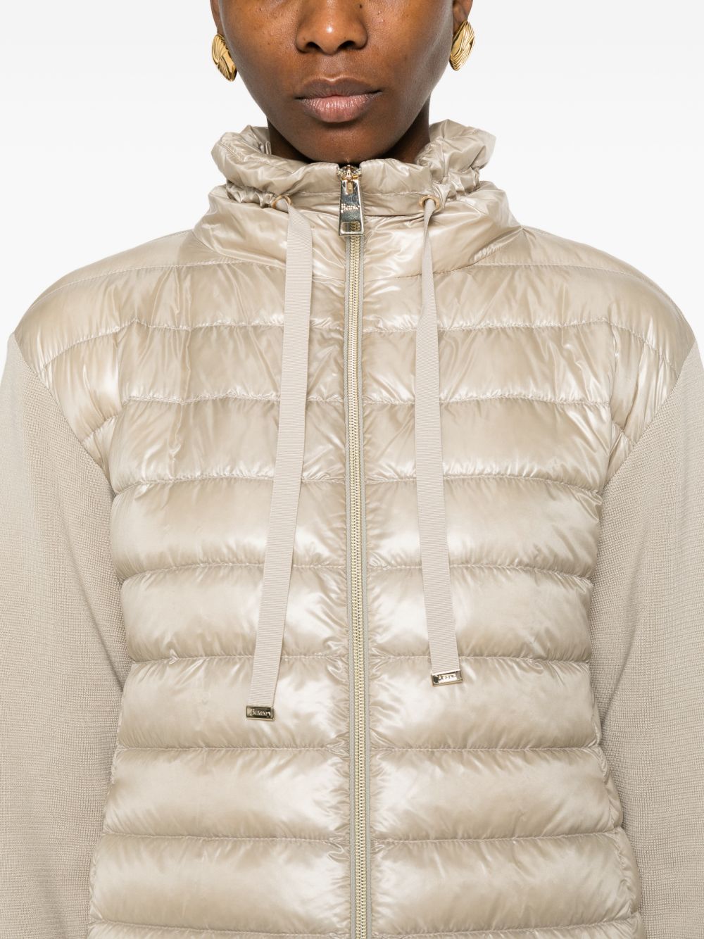 Herno Cotton and nylon down jacket