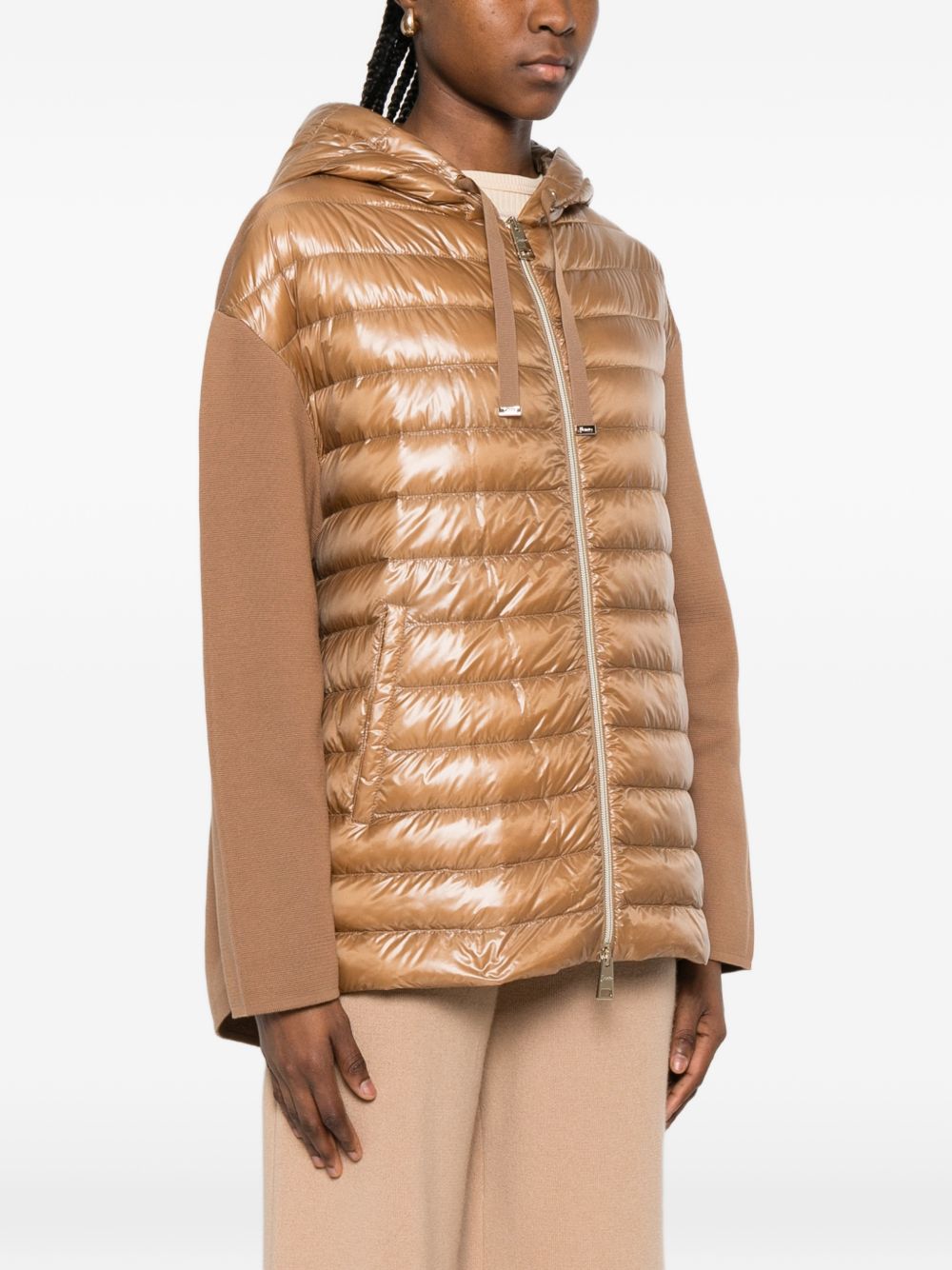 Herno Cotton and nylon down jacket