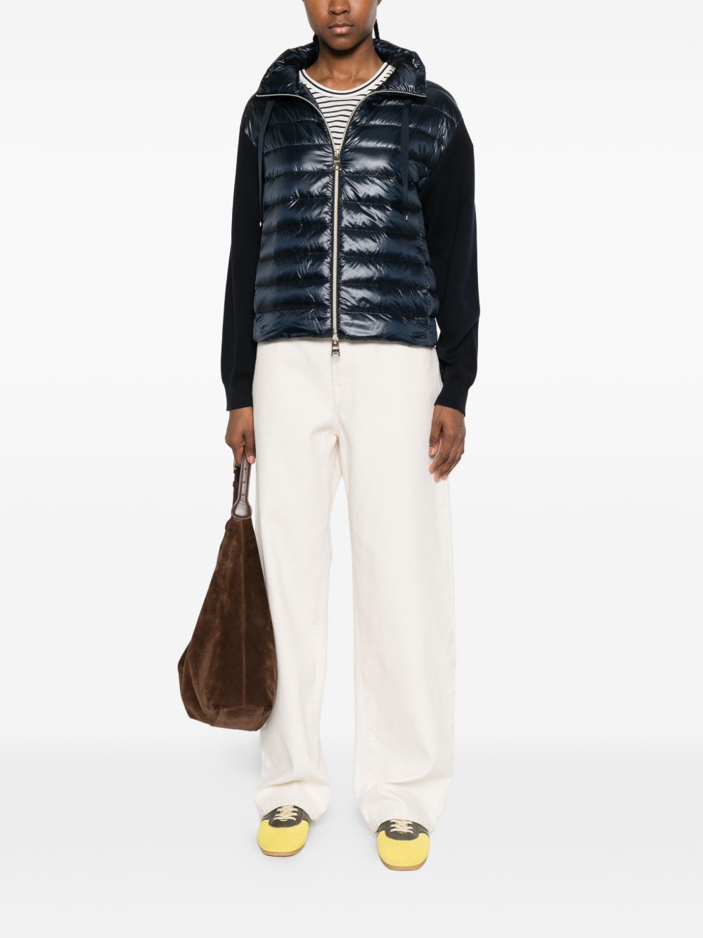 Herno Cotton and nylon down jacket