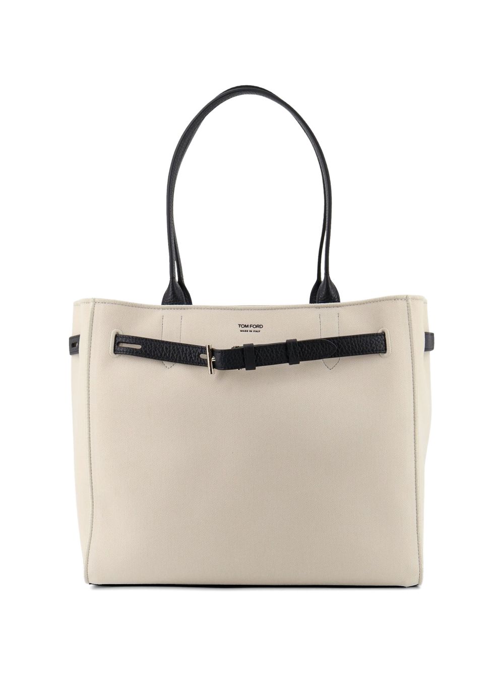 Tom Ford Canvas And Leather Audrey Medium Tote Bag