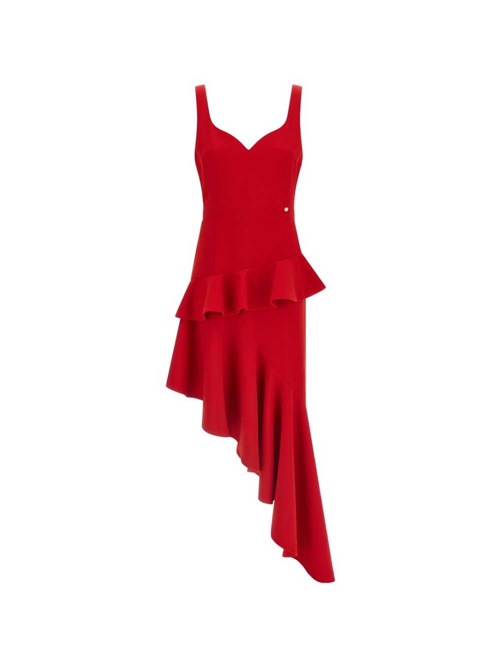 Catalina Silk & Nylon Asymmetric long dress
