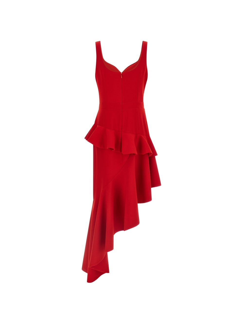 Catalina Silk & Nylon Asymmetric long dress