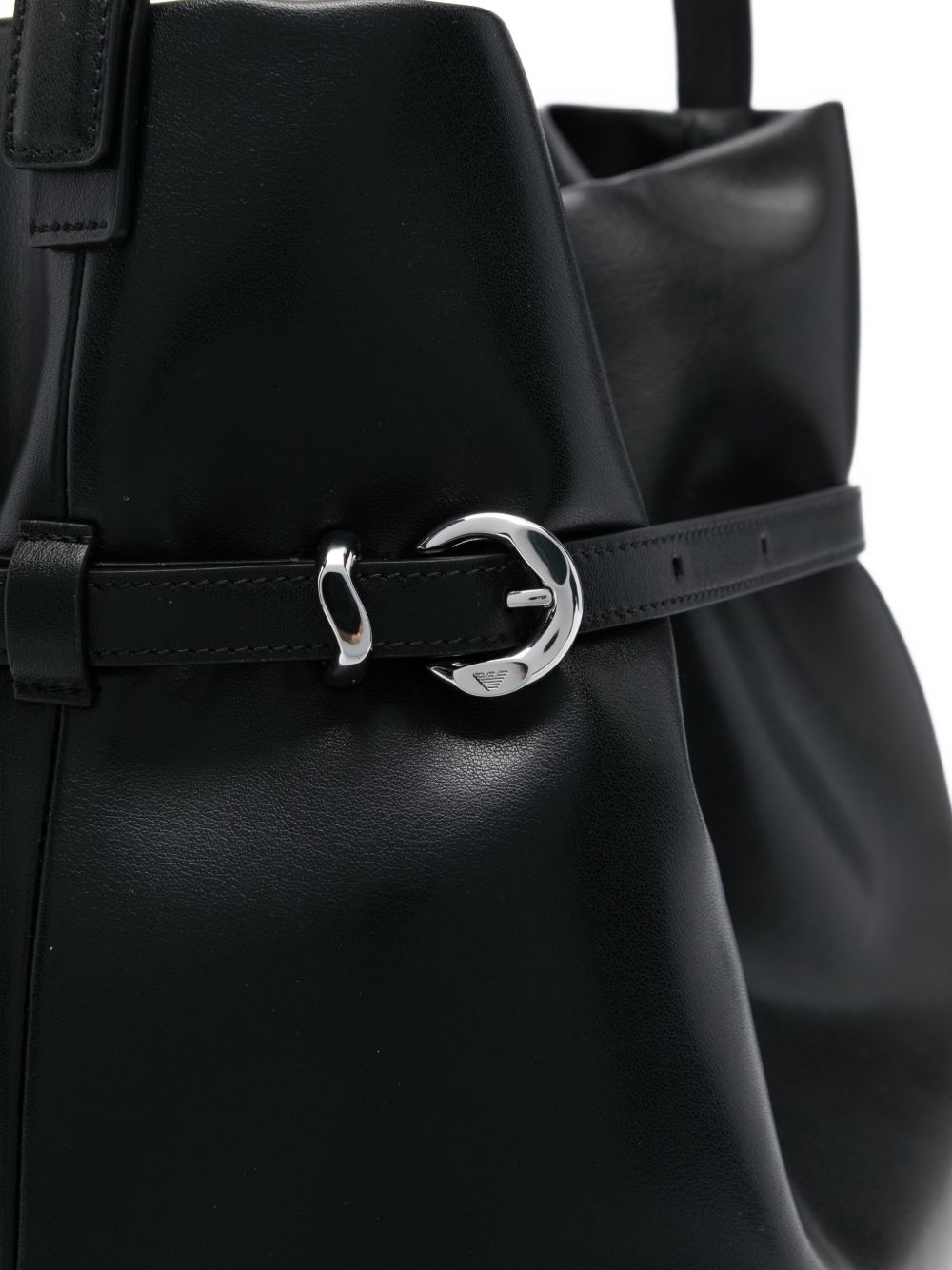 Emporio Armani Leather Bucket Bag