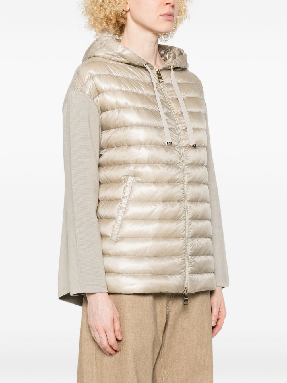 Herno Cotton and nylon down jacket
